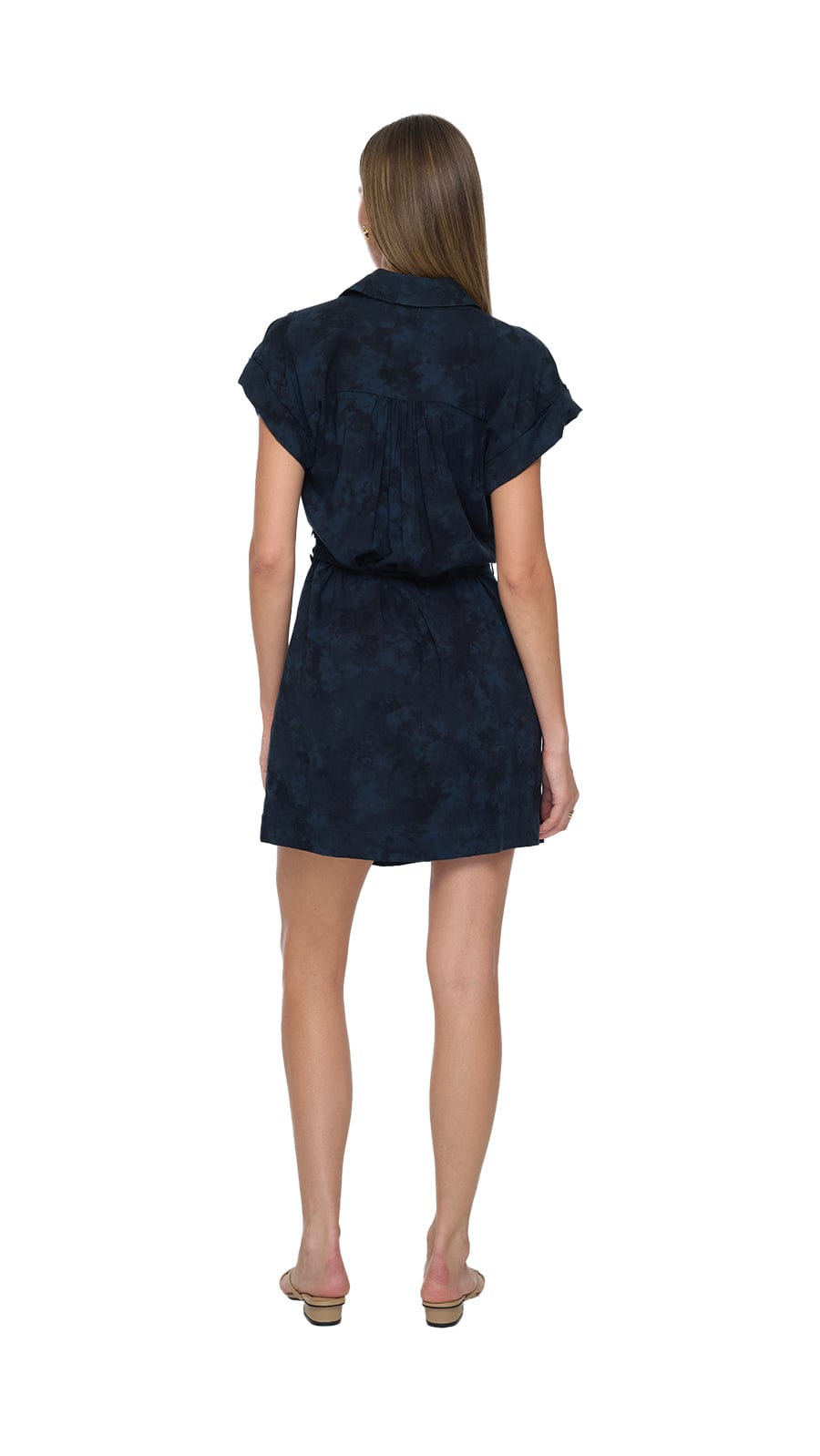 khushclothing DRESSES Aurora Collar Mini Dress - Hazy Ash