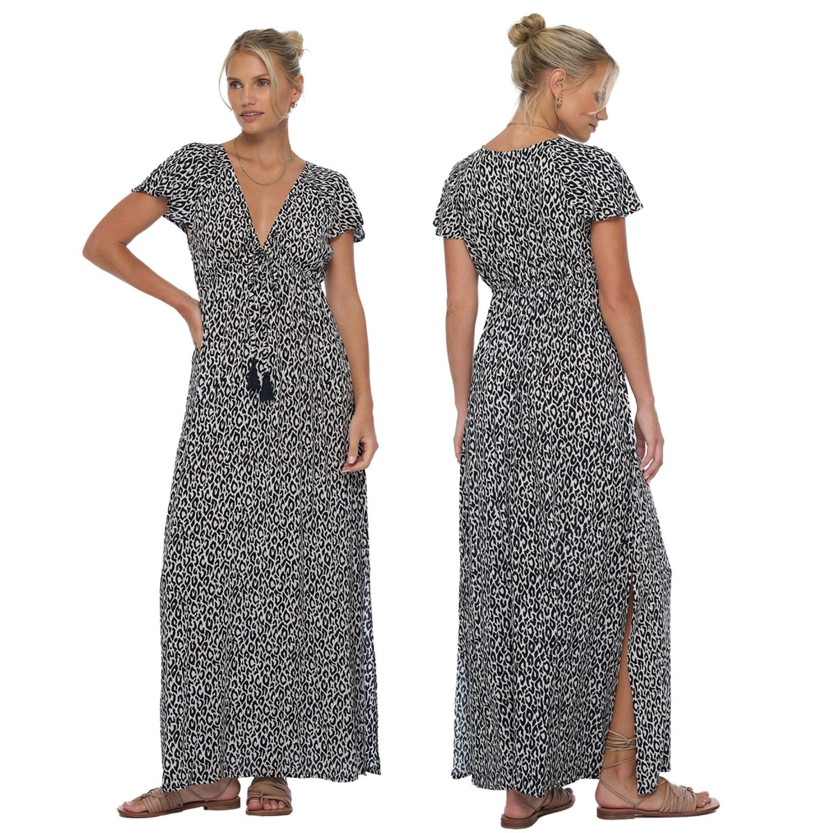 khushclothing DRESSES Leilani Bliss Maxi Dress - Fierce off-white