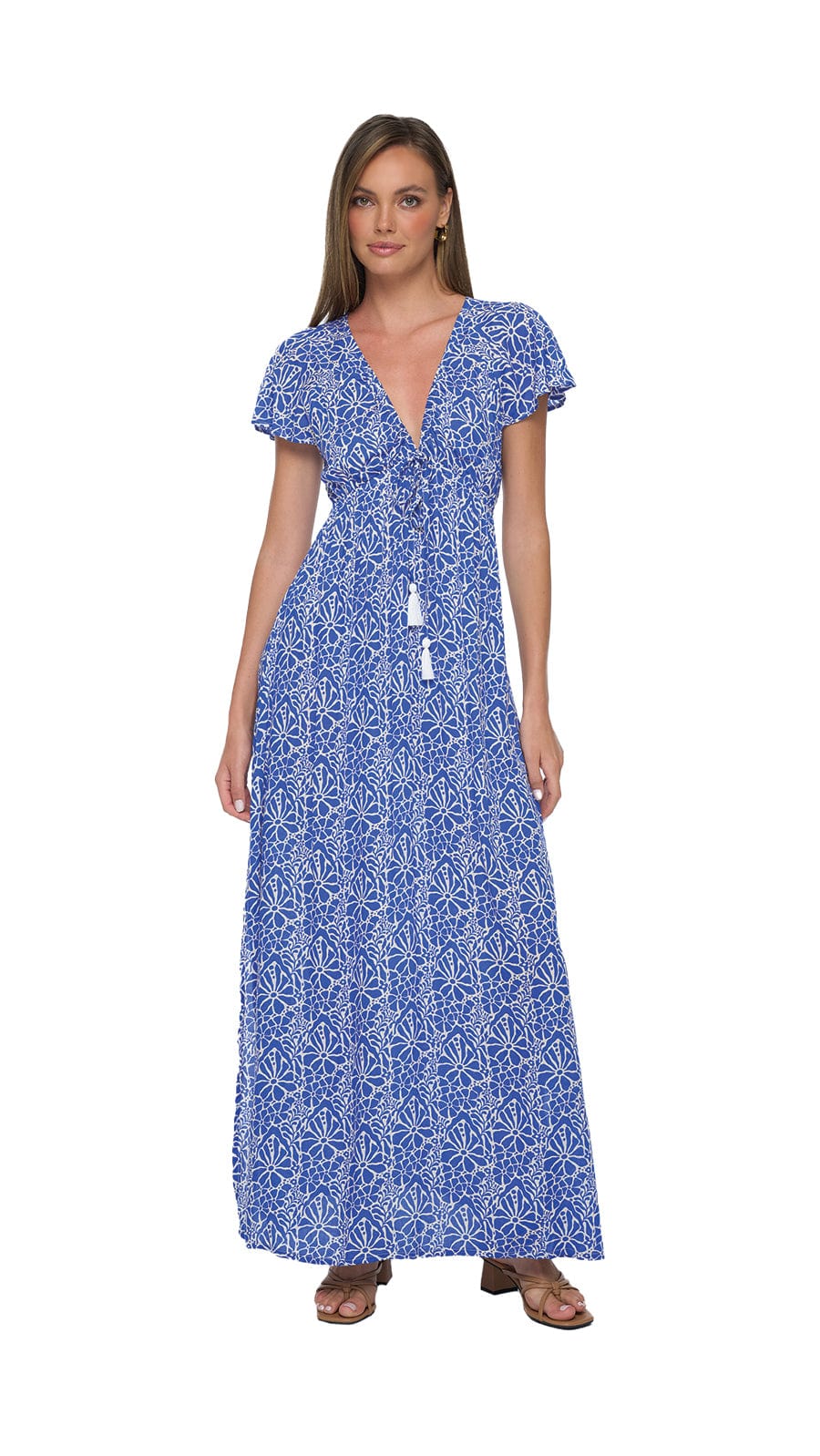 khushclothing DRESSES Leilani Bliss Maxi Dress - Magnolia Blue
