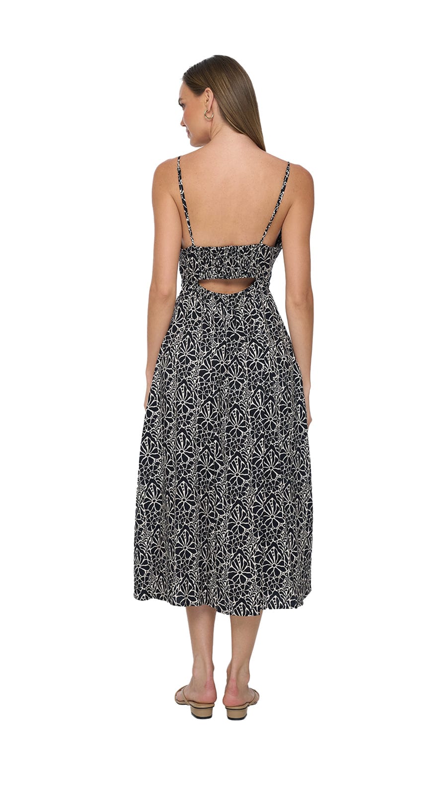khushclothing DRESSES Soller Mio Midi Dress - Magnolia Black