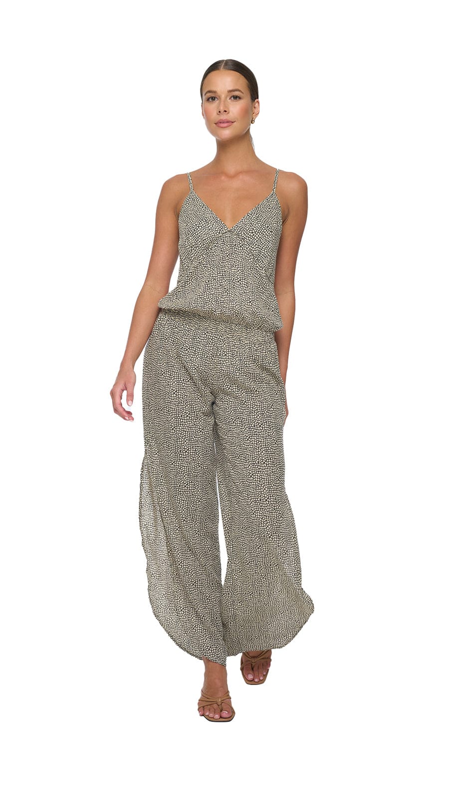 khushclothing JUMPSUITS Nova Luna Jumpsuit - Escama Black