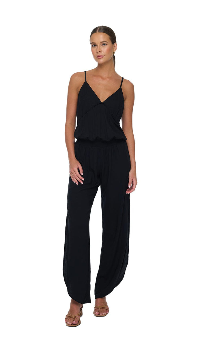 khushclothing JUMPSUITS Nova Luna Jumpsuit - Solid Black