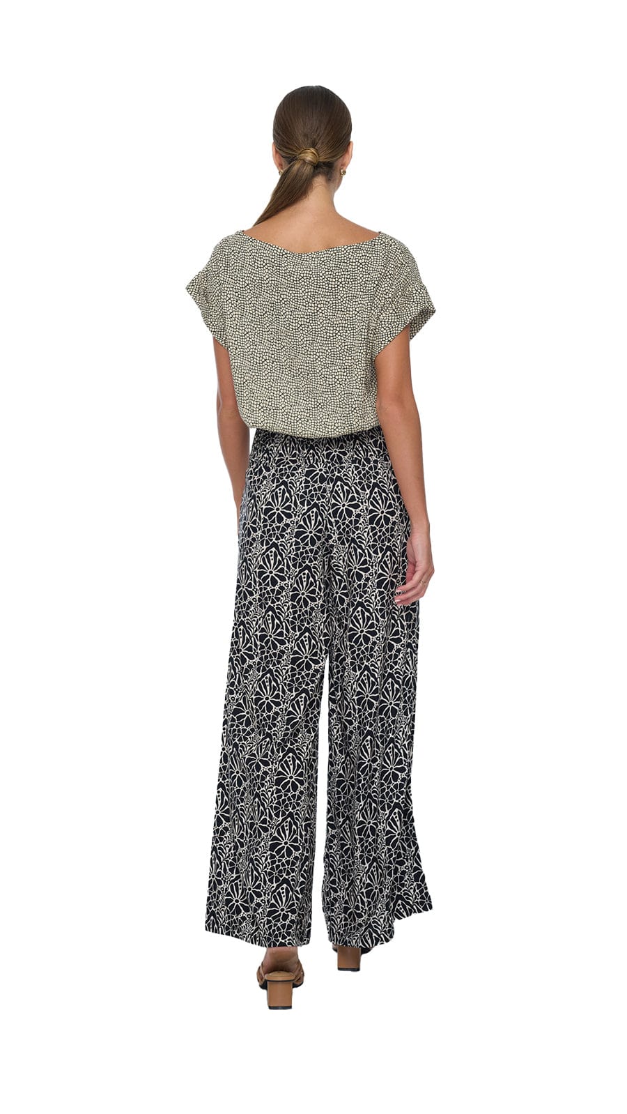 khushclothing PANTS Wide Leg Johanna Pants - Magnolia Black