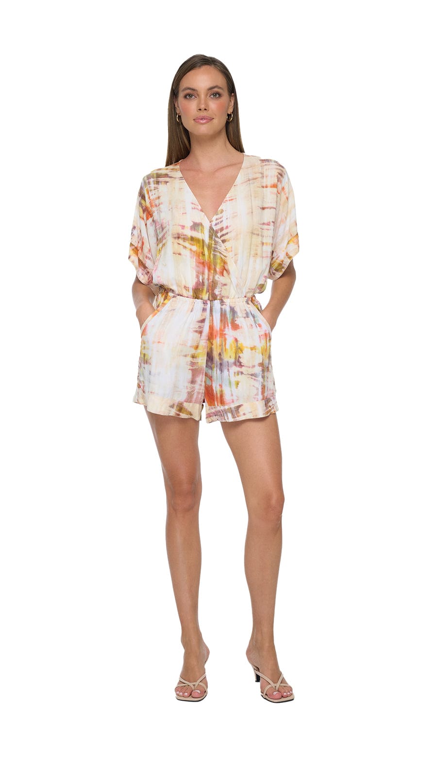 khushclothing ROMPERS Boheme Wailea Romper - Acuarela