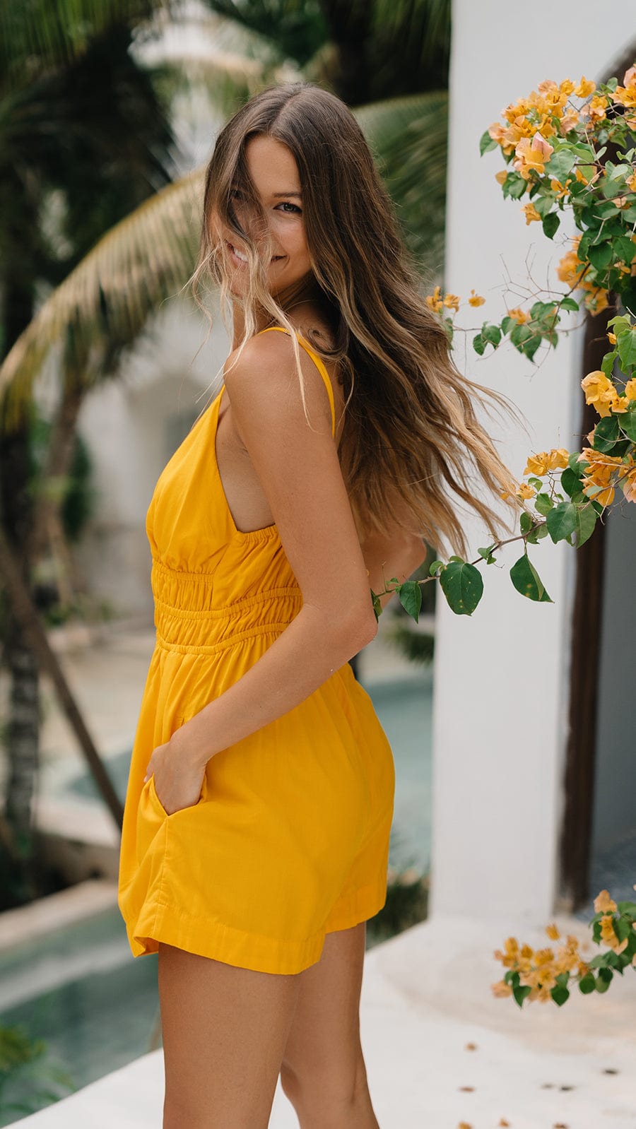 khushclothing ROMPERS Melyne Romper - Cyber Yellow
