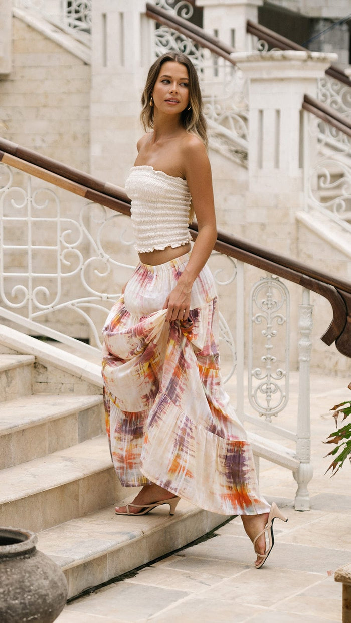 khushclothing SKIRT Belle Sole Skirt - Acuarela