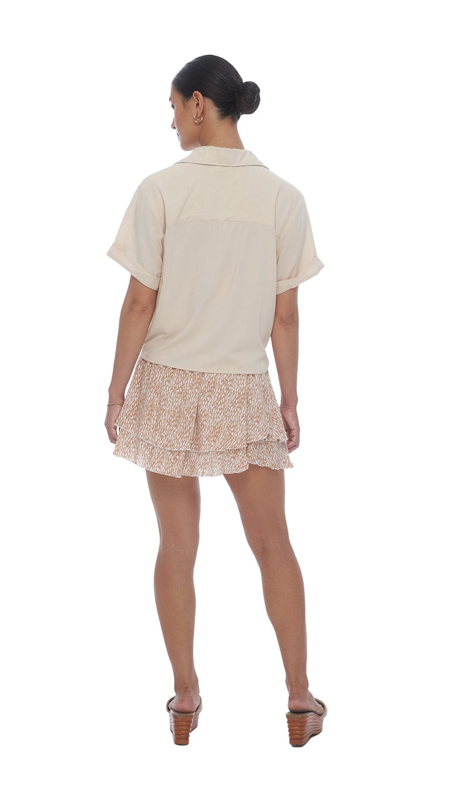 khushclothing SKIRT Mini Skirt Haumana - Mamba Toffee