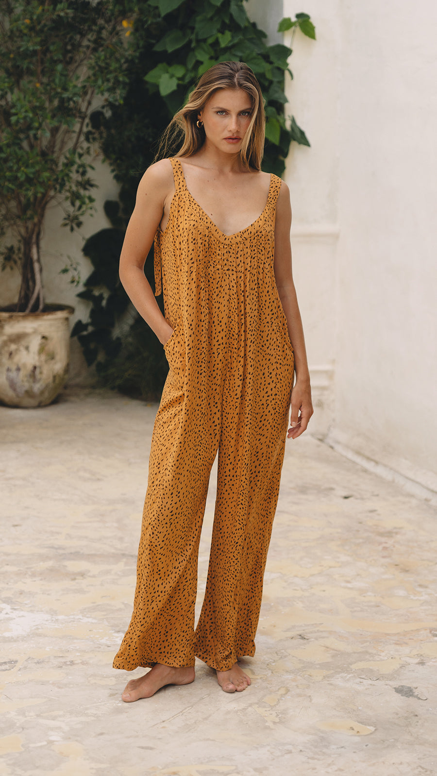 Aria Tramonto Jumpsuit - Granelli Honey