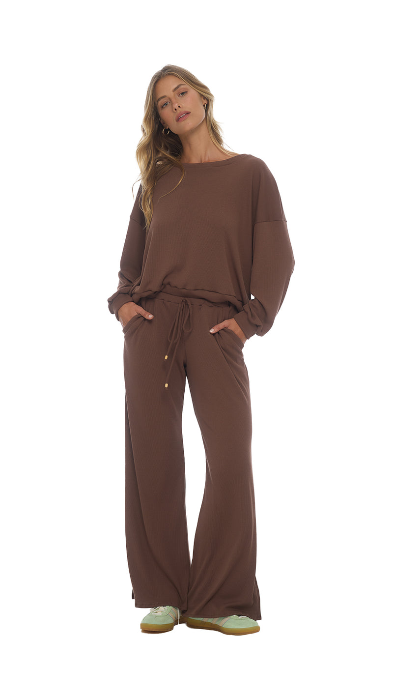 Dolce Fit Sweatpant Cuore - Espresso