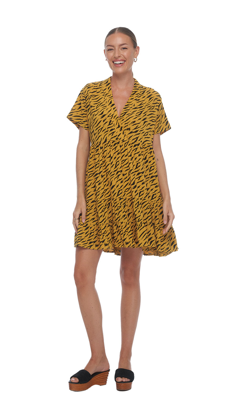 Free Spirit Heinui Mini Dress - Jungle Nugget