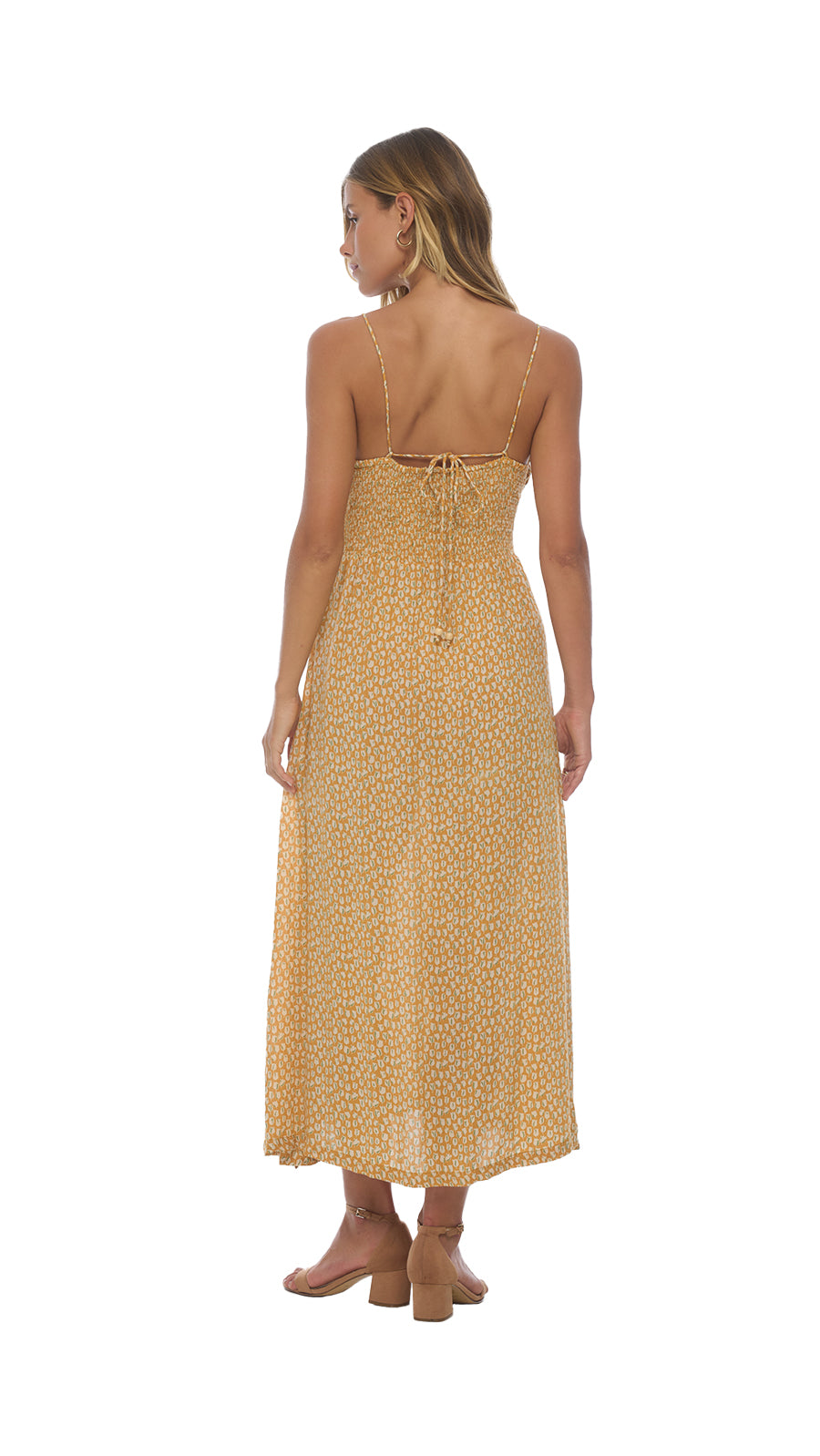 Lorena Midi Dress - Tulipano Amber