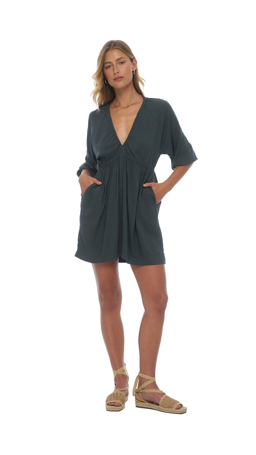 Mare Puglia Mini Dress - Solid Graphite