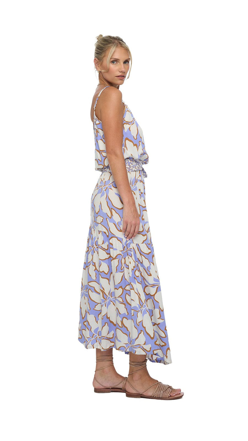 khushclothing DRESSES Aurelia Island Maxi Dress - Blooms Lavender