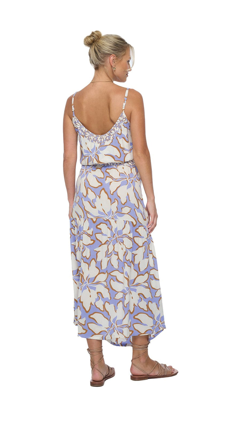 khushclothing DRESSES Aurelia Island Maxi Dress - Blooms Lavender