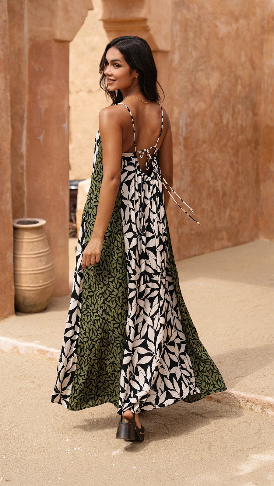 khushclothing DRESSES Bodrum Maxi Dress - Petals
