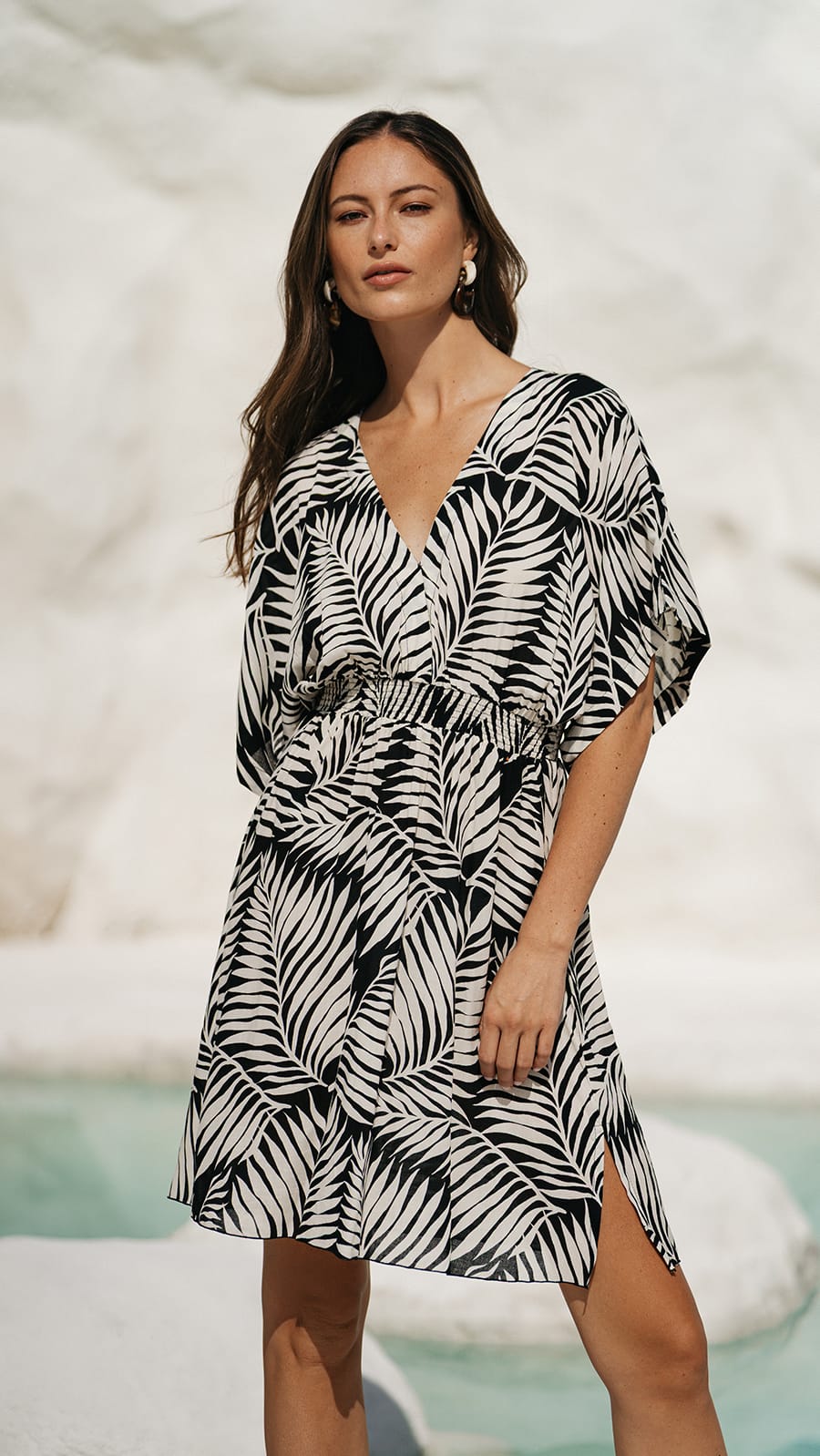 khushclothing DRESSES Cielo Flynn Mini Dress - Drift Black