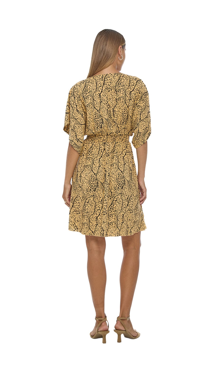 khushclothing DRESSES Cielo Flynn Mini Dress - Savanae Nude