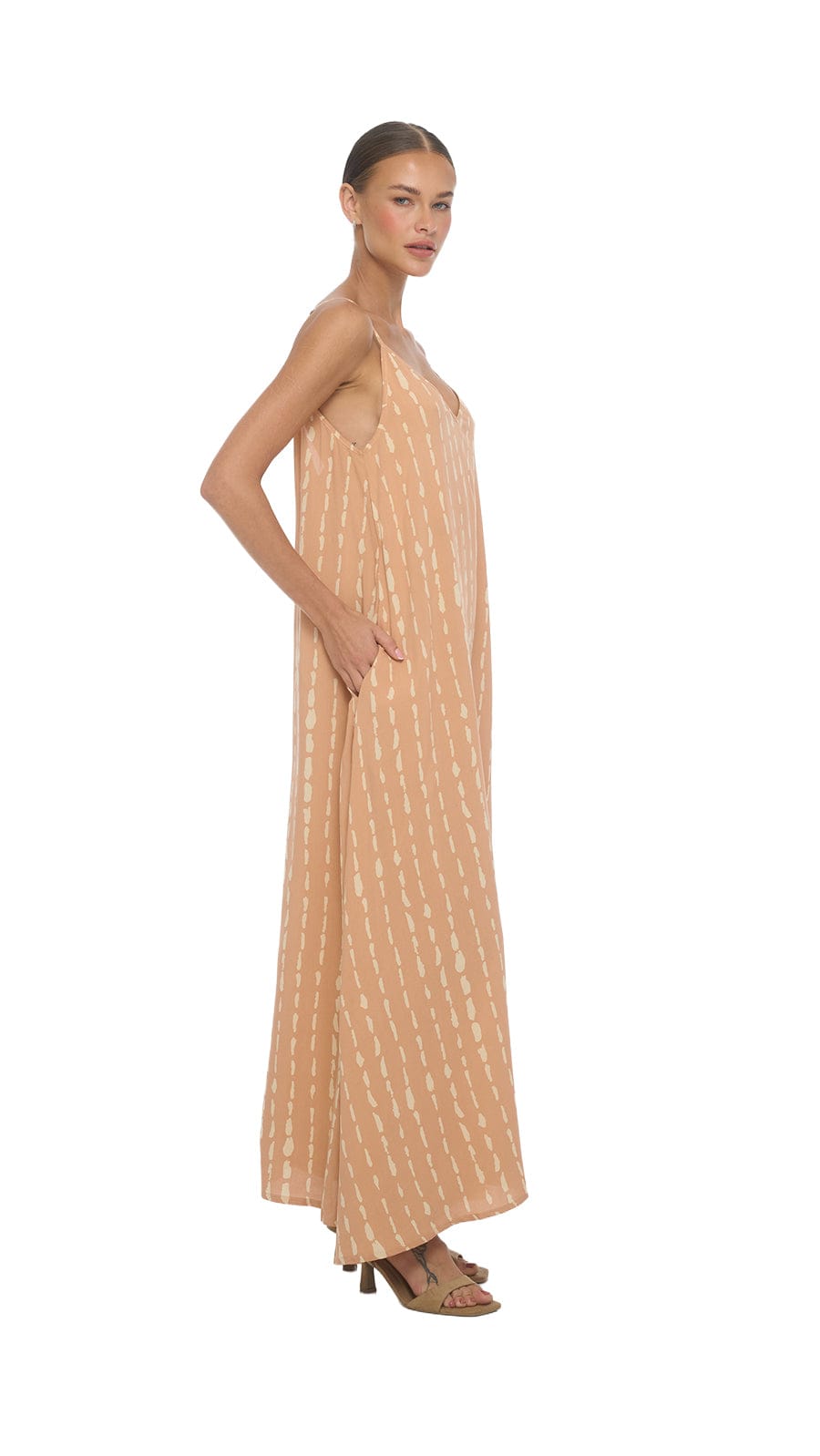 khushclothing DRESSES Eluna Maxi Dress - Current Rose