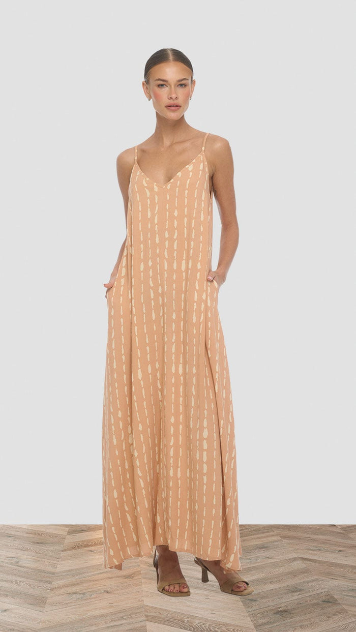 khushclothing DRESSES Eluna Maxi Dress - Current Rose