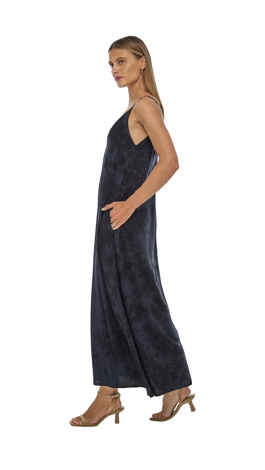 khushclothing DRESSES Eluna Maxi Dress - Hazy Ash