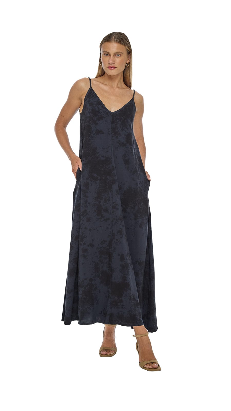 khushclothing DRESSES Eluna Maxi Dress - Hazy Ash