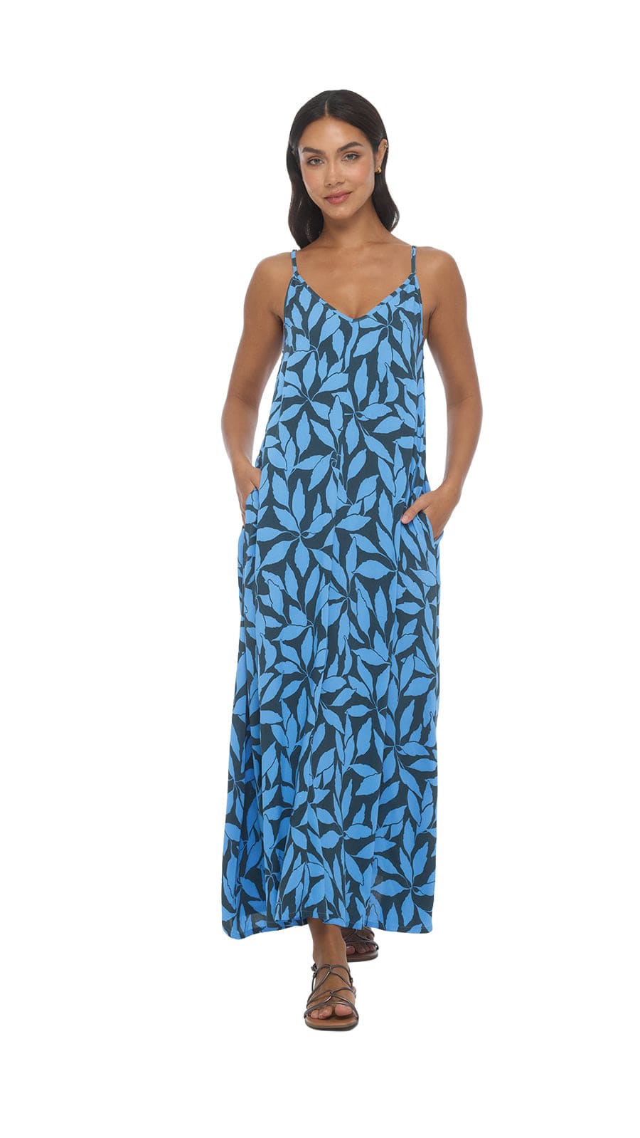 khushclothing DRESSES Eluna Maxi Dress - Laleen Charcoal