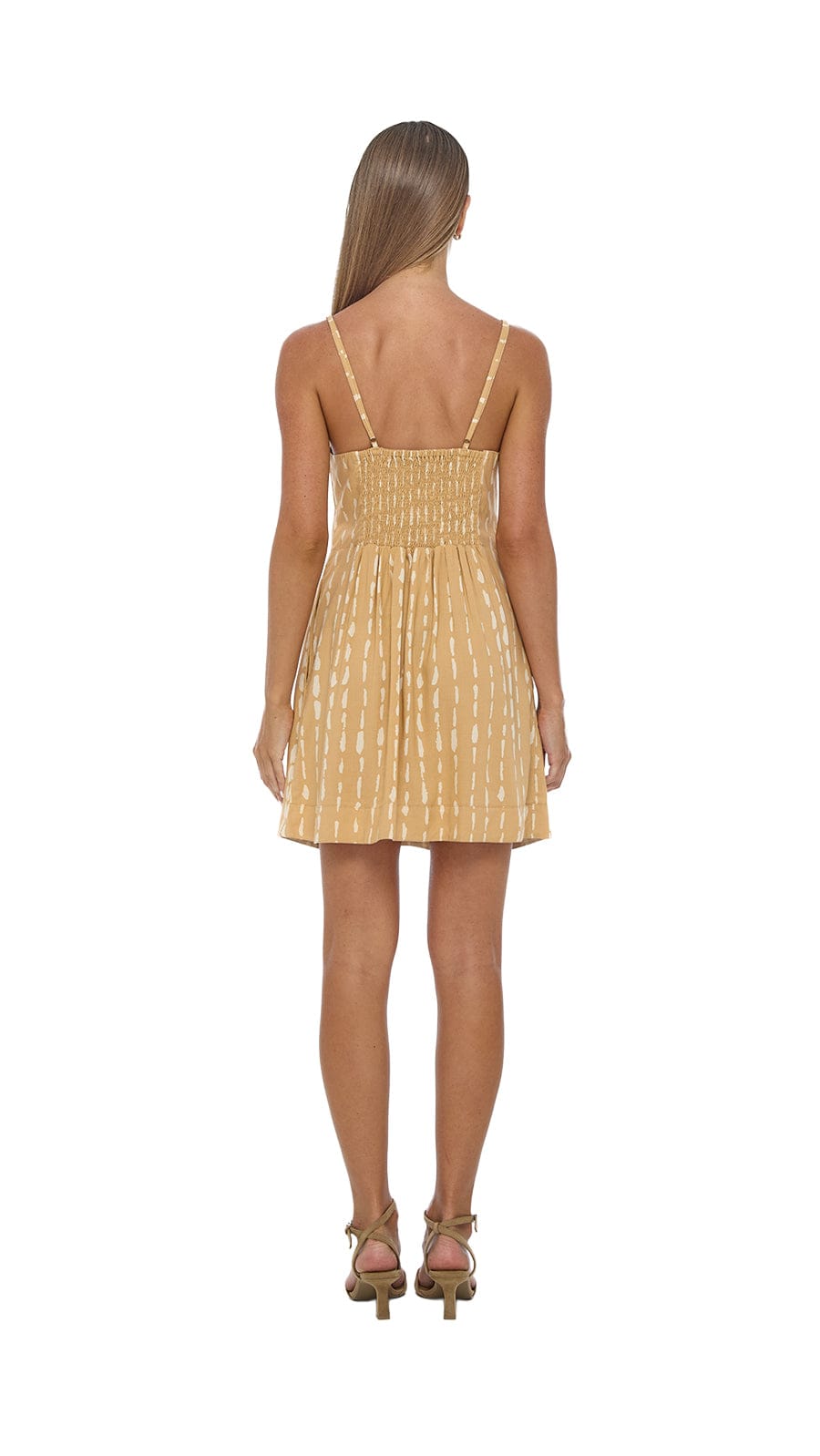 khushclothing DRESSES Guapa Mini Dress - Current Beige