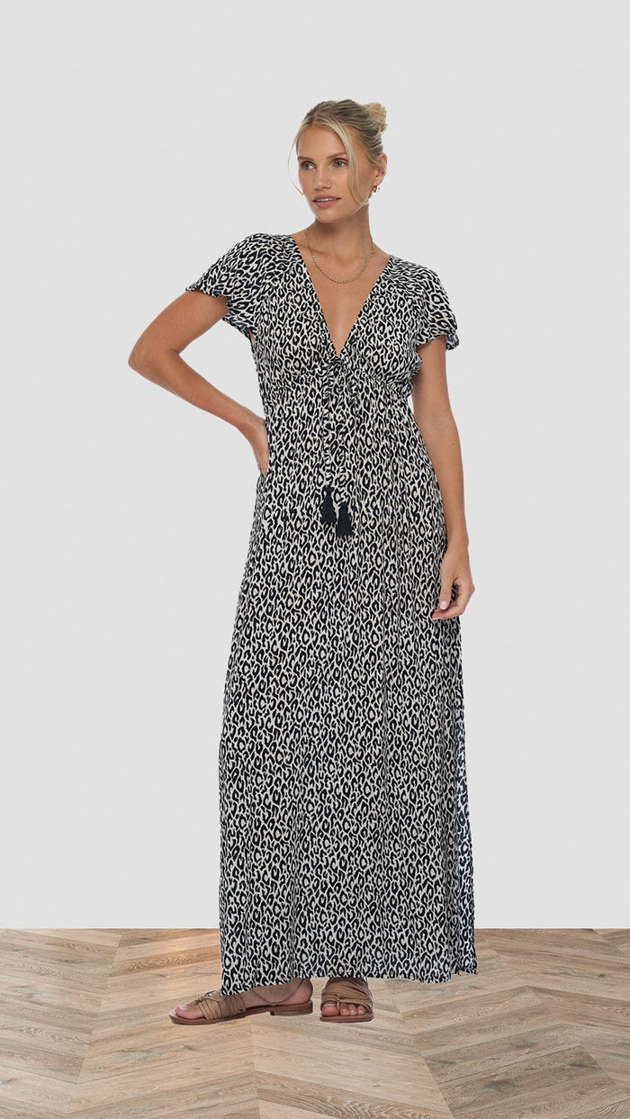 khushclothing DRESSES Leilani Bliss Maxi Dress - Fierce off-white