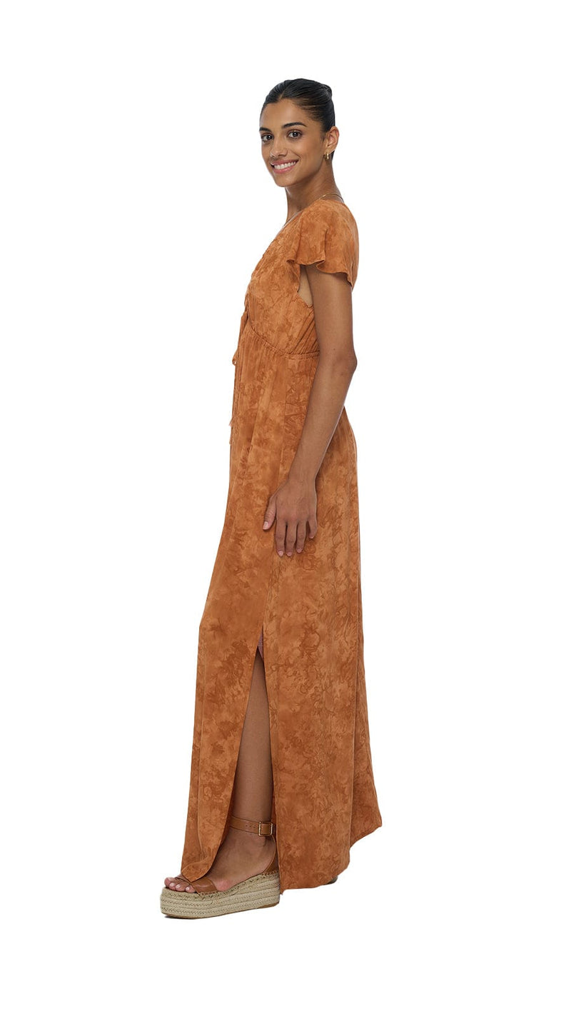 khushclothing DRESSES Leilani Bliss Maxi Dress - Hazy Nugget