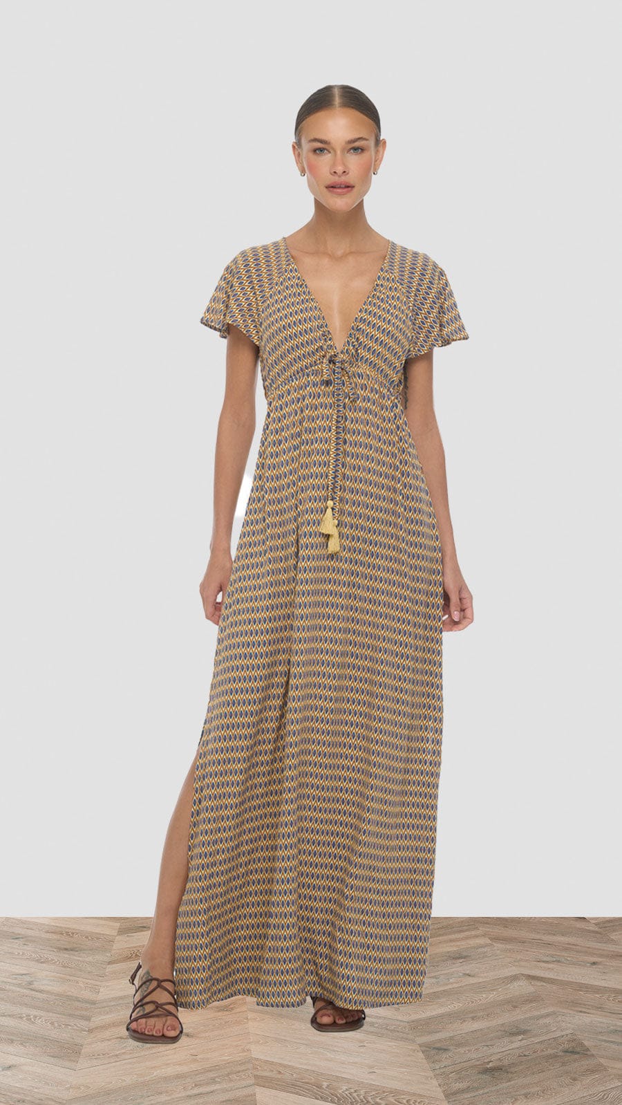 khushclothing DRESSES Leilani Bliss Maxi Dress - Kiva Blue