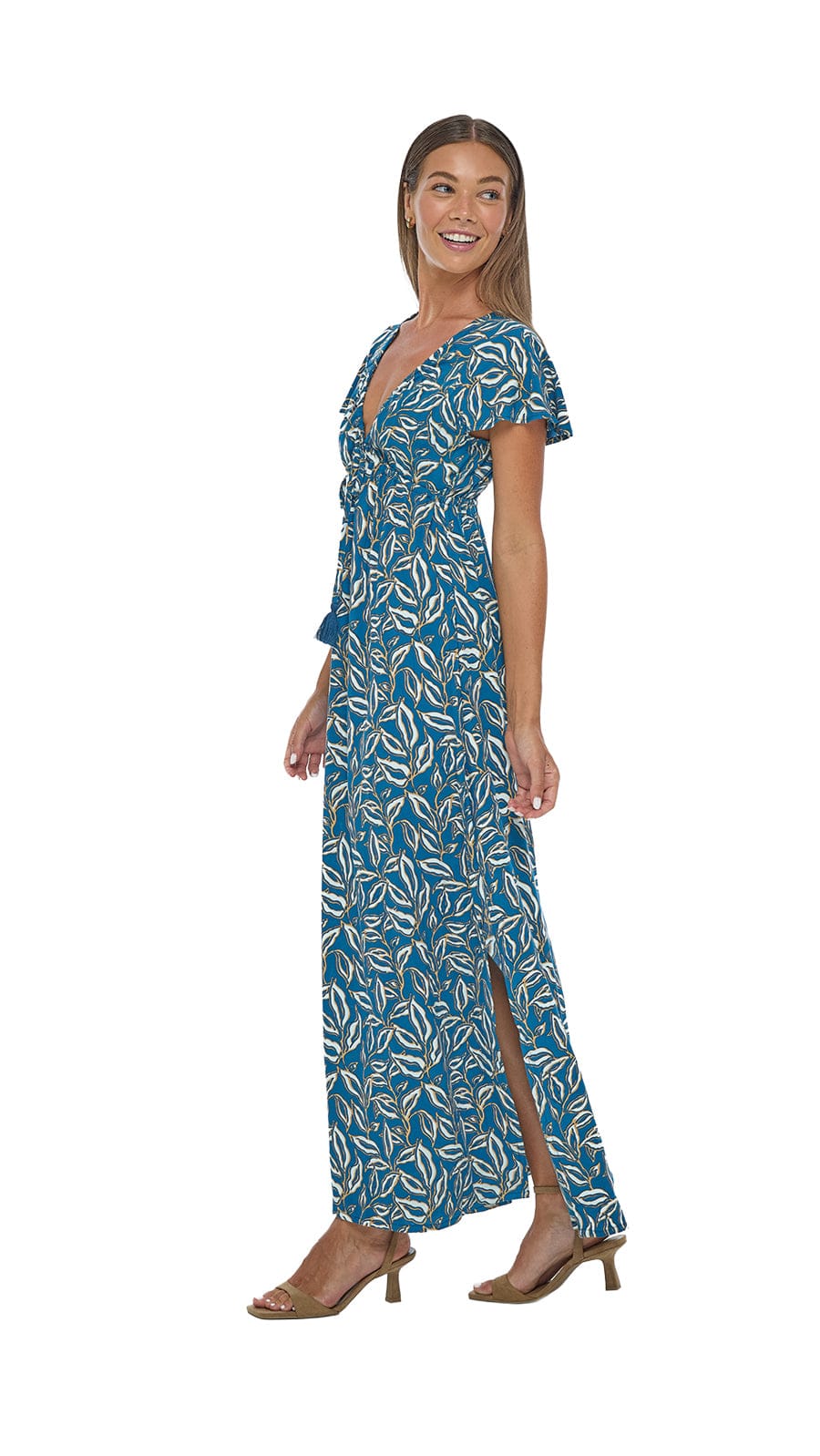 leilani blue maxi dress Samoa Maxi Dress