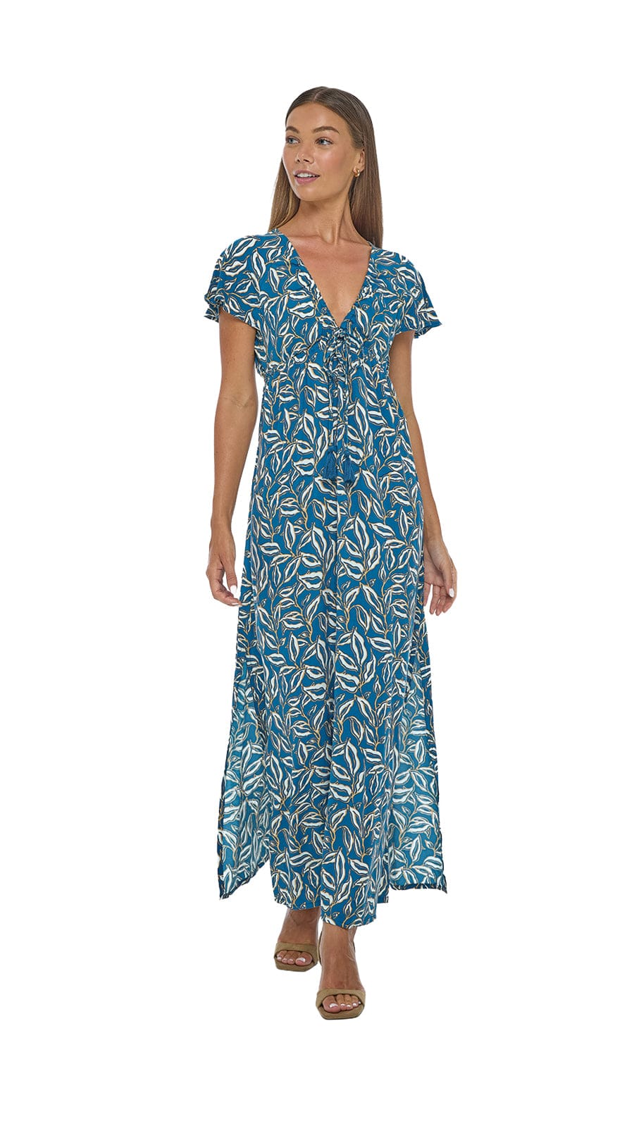 khushclothing DRESSES Leilani Bliss Maxi Dress - Lauris Petrol