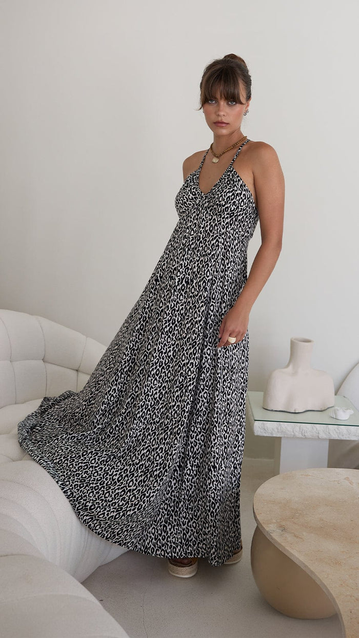 khushclothing DRESSES Lilia Maxi Dress - Fierce off-white