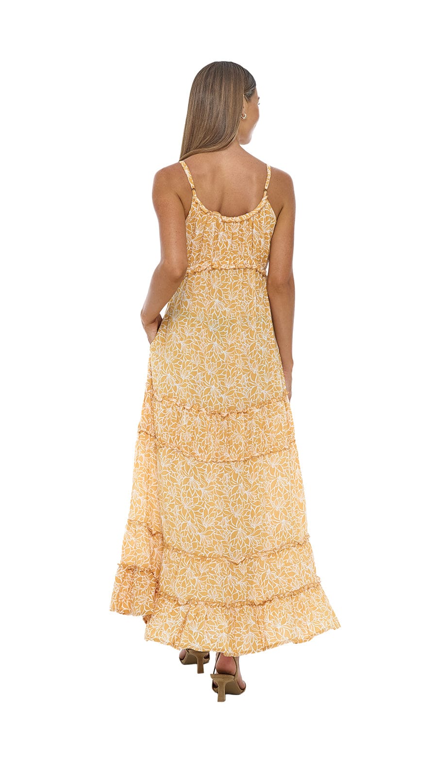 khushclothing DRESSES Lumiya Maxi Dress - Lysoria Yellow