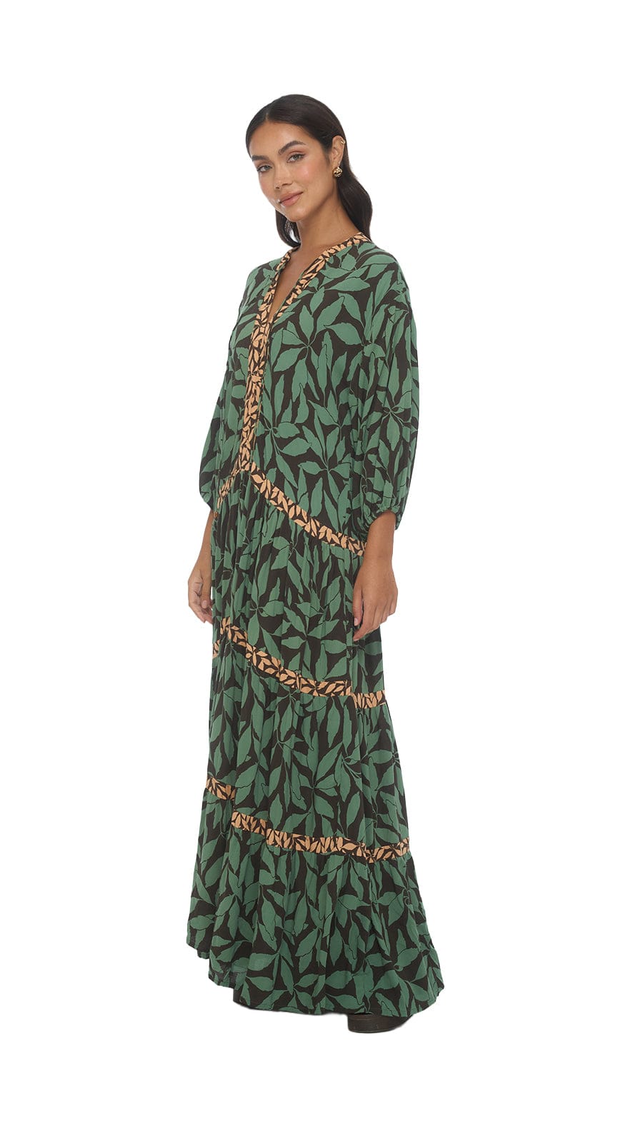 khushclothing DRESSES Maelis Maxi Dress - Petals