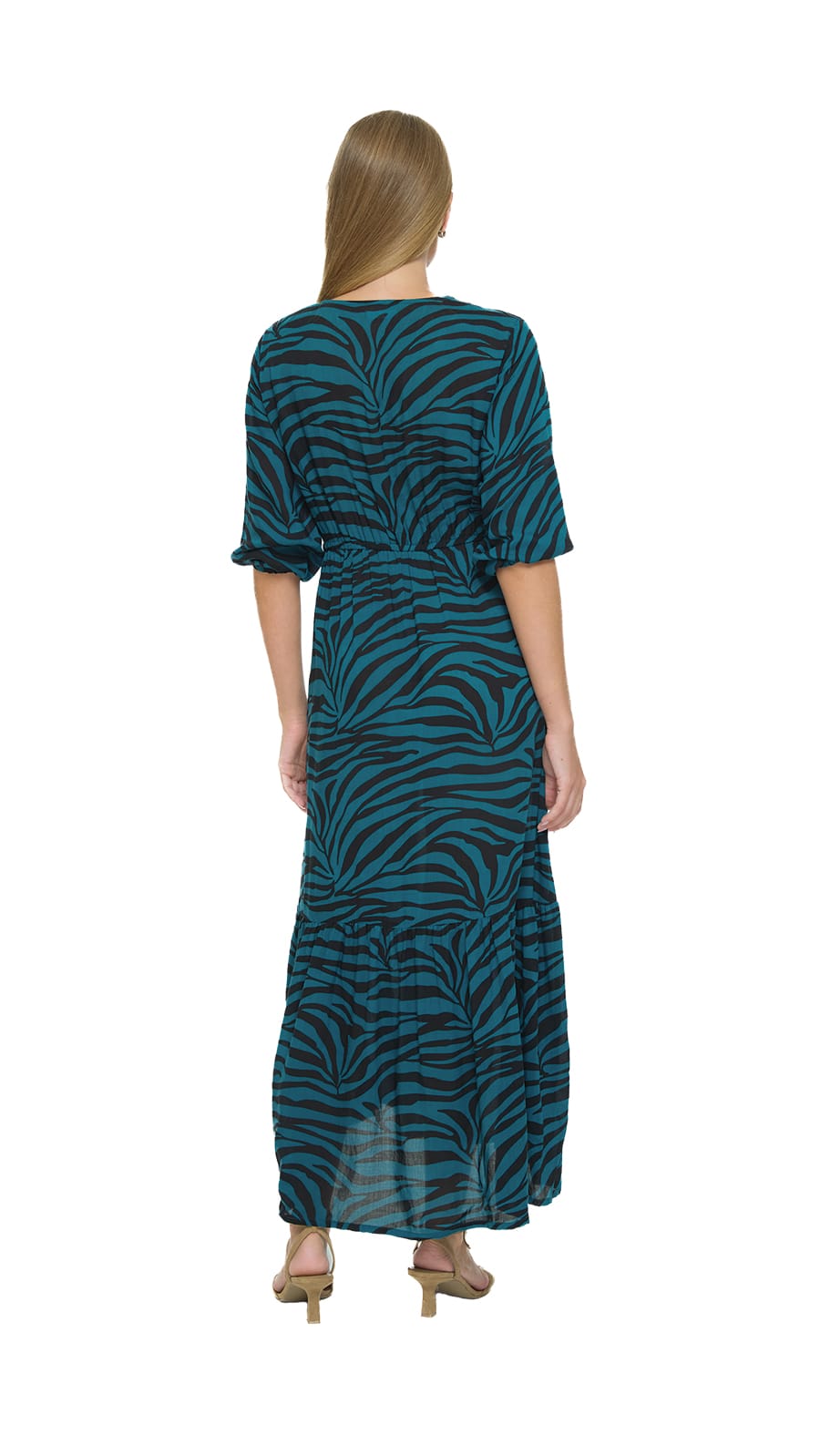 khushclothing DRESSES Manni Midi Dress - Rove Petrol