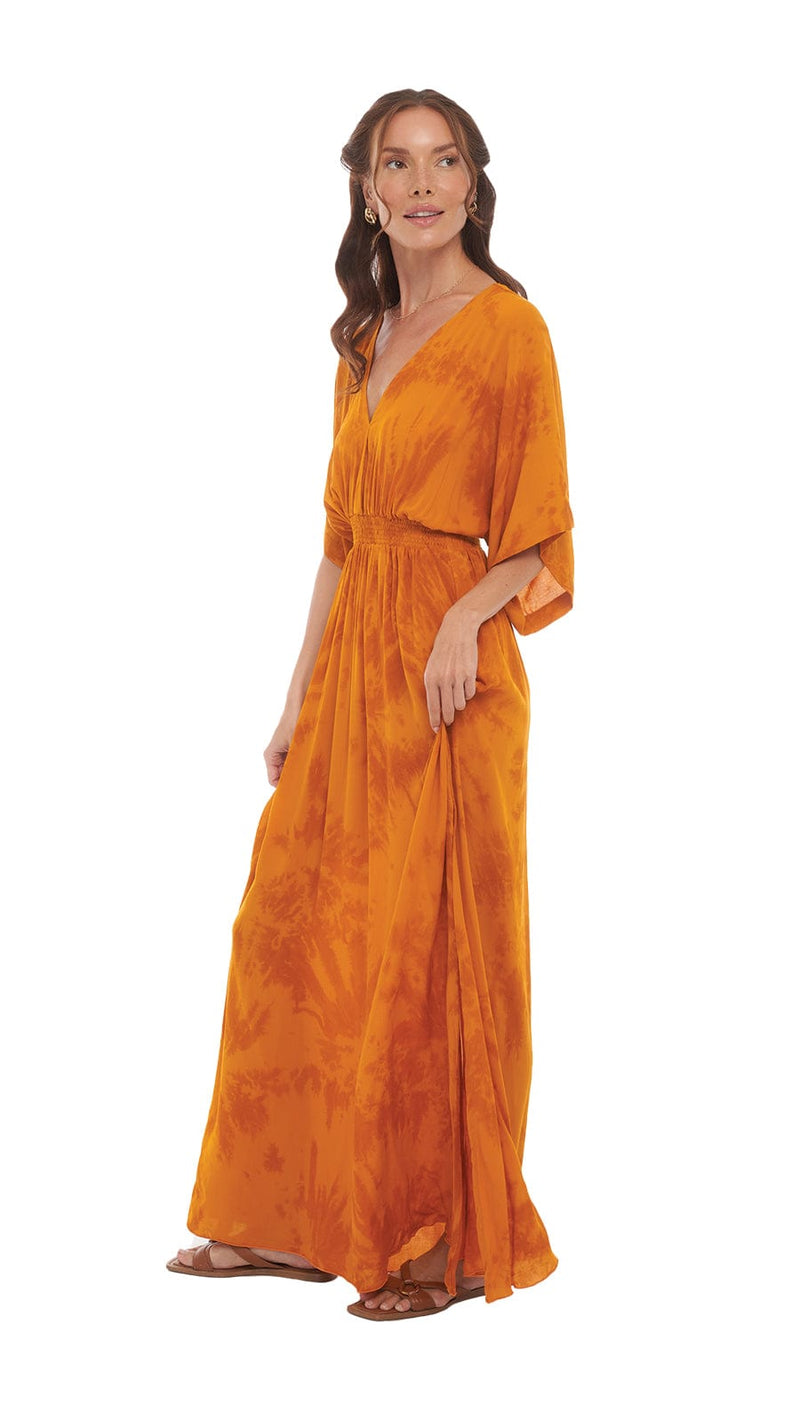 khushclothing DRESSES Marigold Poppy Maxi Dress