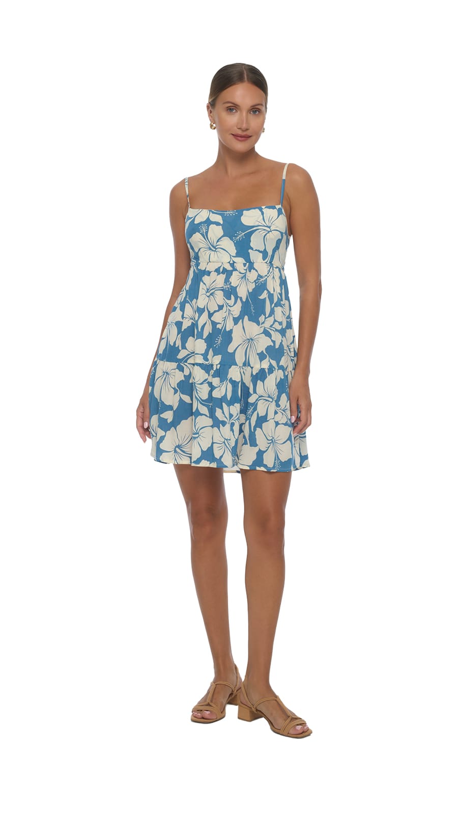 khushclothing DRESSES Oceanna Bliss Mini Dress - Lani Denim