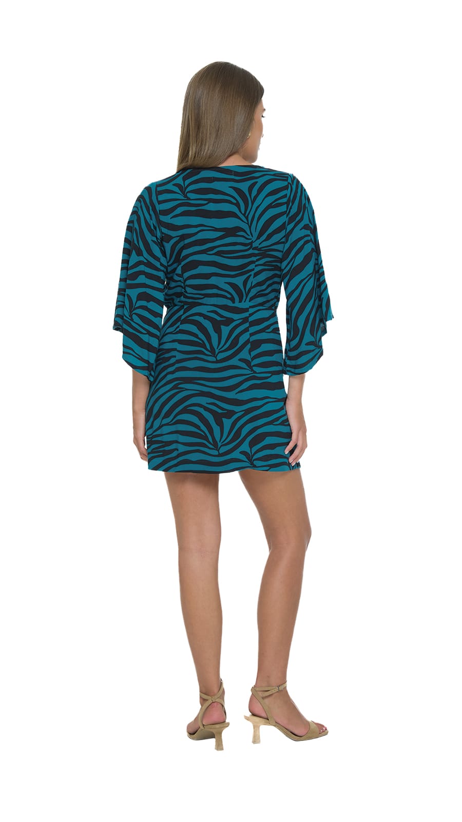 khushclothing DRESSES Palma Mini Dress - Rove Petrol