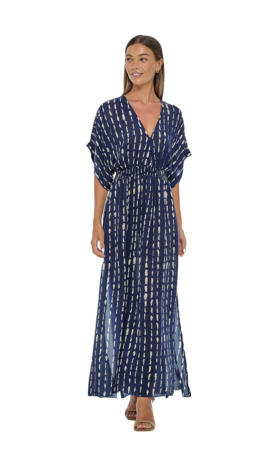 khushclothing DRESSES Poppy Serenity Maxi Dress - Current Navy