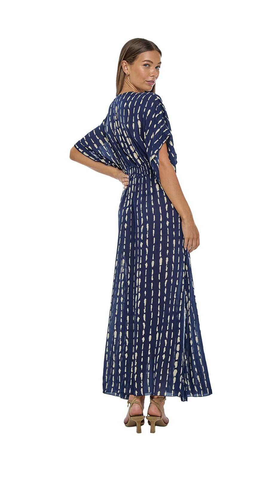 khushclothing DRESSES Poppy Serenity Maxi Dress - Current Navy