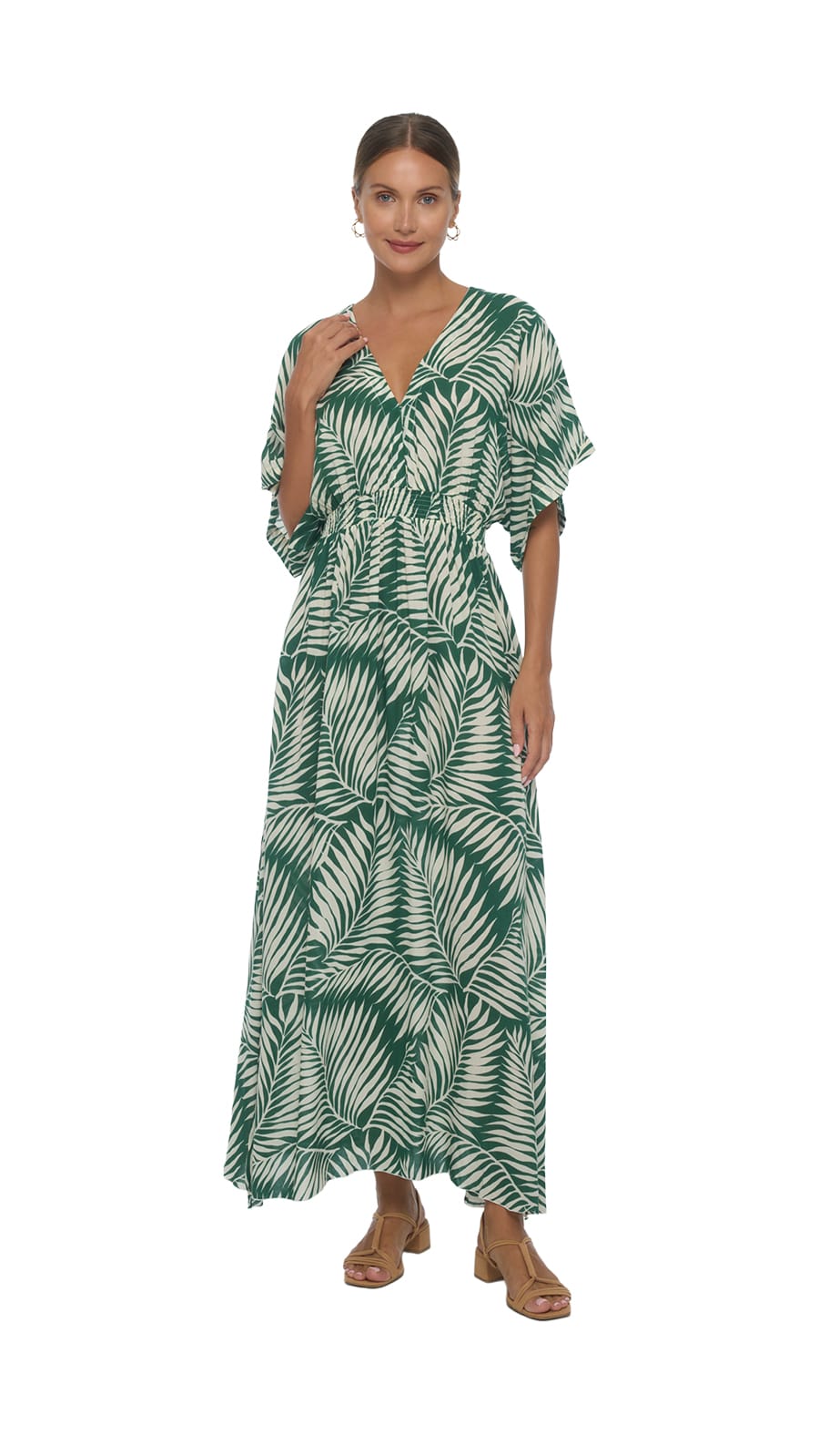 khushclothing DRESSES Poppy Serenity Maxi Dress - Drift Green