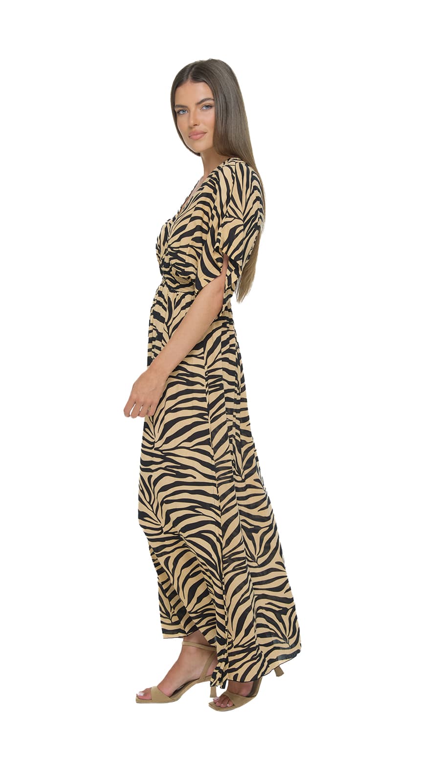 khushclothing DRESSES Poppy Serenity Maxi Dress - Rove Latte