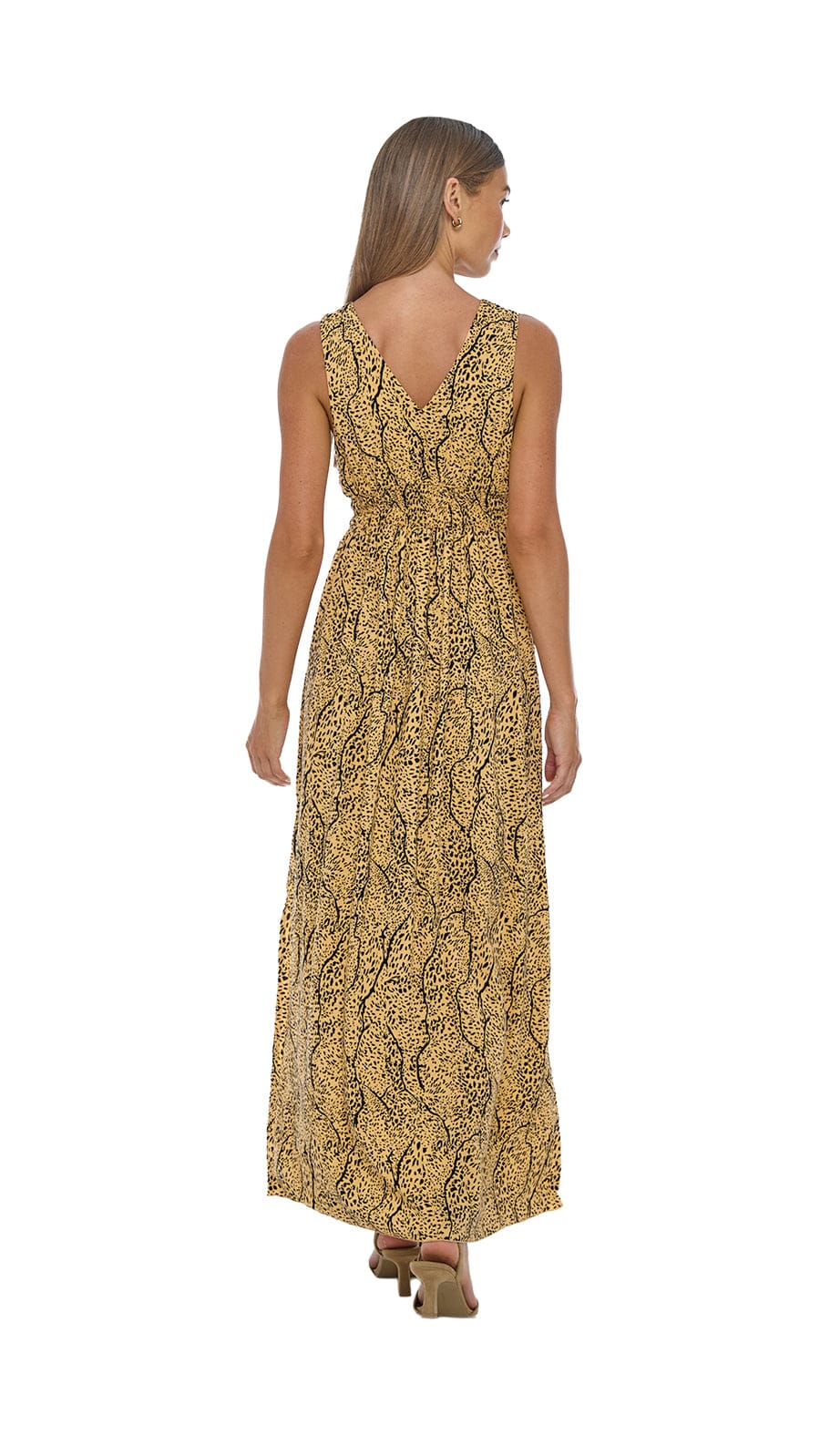 khushclothing DRESSES Rayna Sky Maxi Dress - Savanae Nude