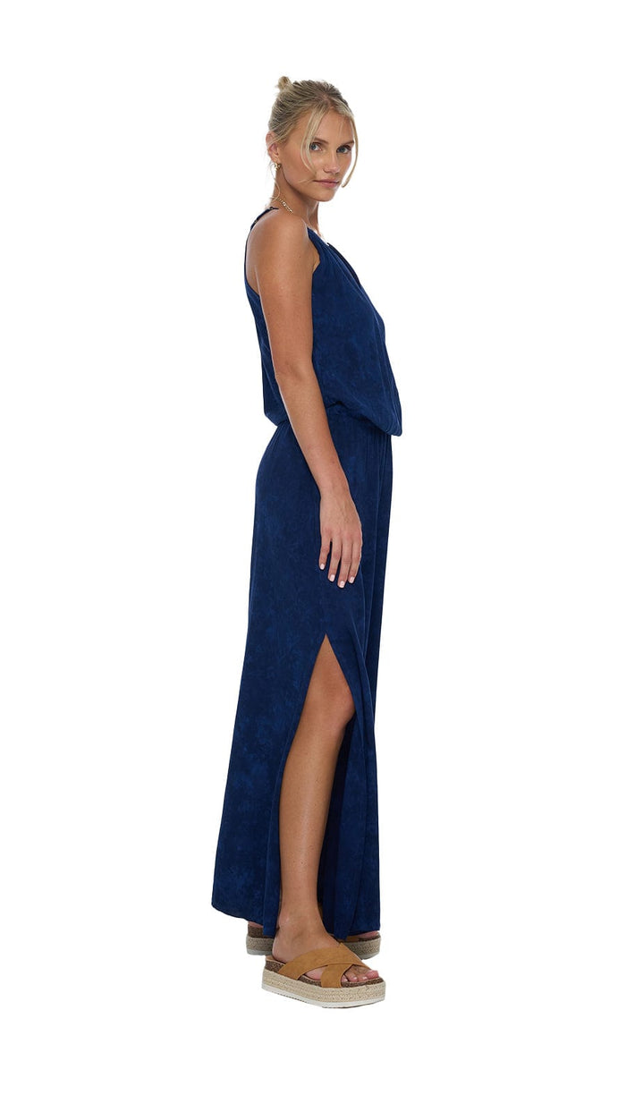 khushclothing DRESSES Solene Coastal Maxi Dress - Hazy Navy