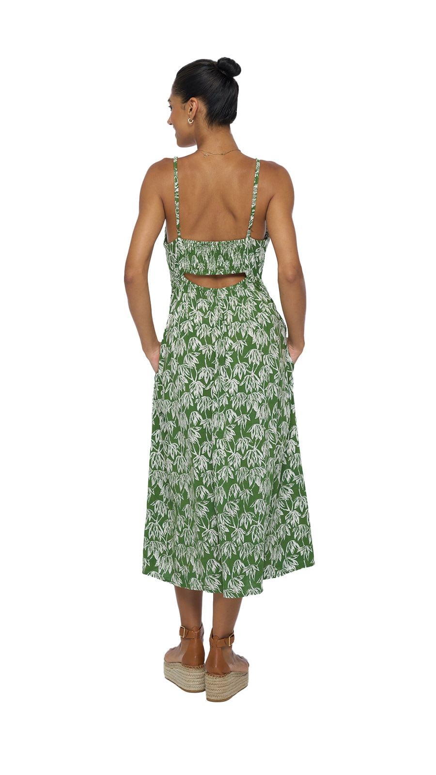 khushclothing DRESSES Soller Mio Midi Dress - Canopy Green