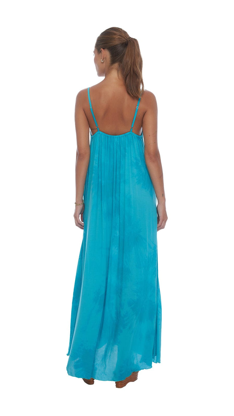 khushclothing DRESSES Tahiti Dream Maxi Dress - Murky Aquamarine