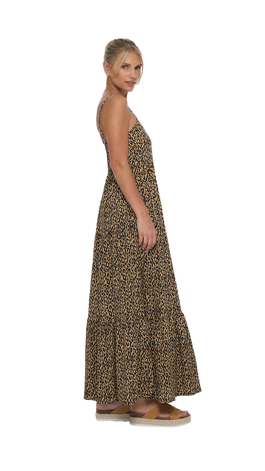 khushclothing DRESSES The Lifestyle Heiva Maxi Dress - Fierce Camel