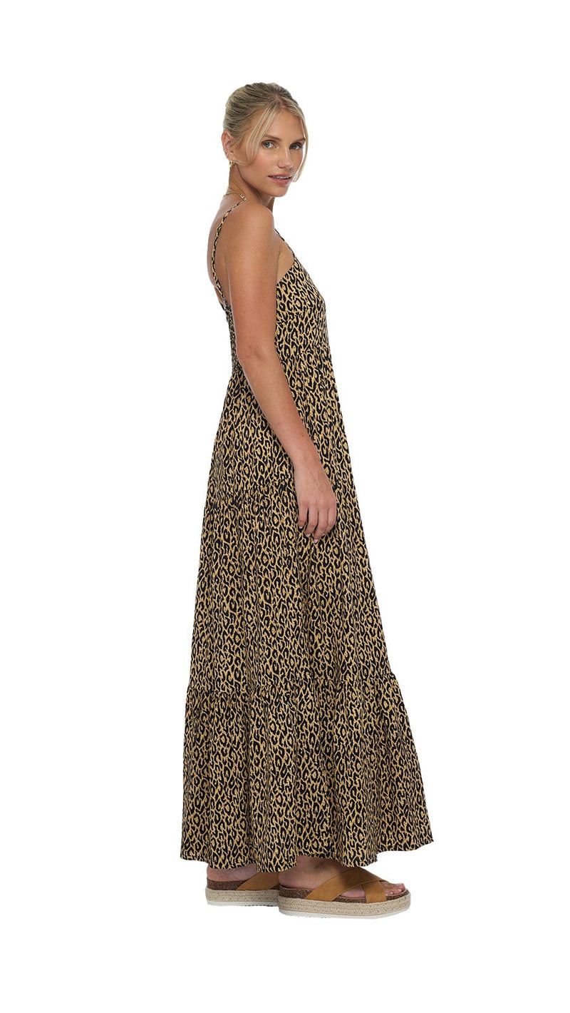 khushclothing DRESSES The Lifestyle Heiva Maxi Dress - Fierce Camel