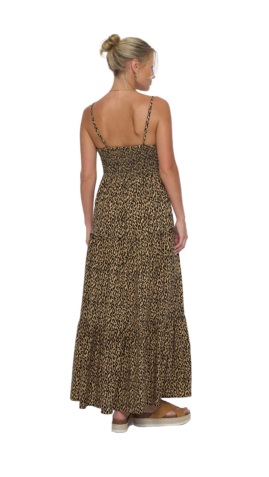 khushclothing DRESSES The Lifestyle Heiva Maxi Dress - Fierce Camel